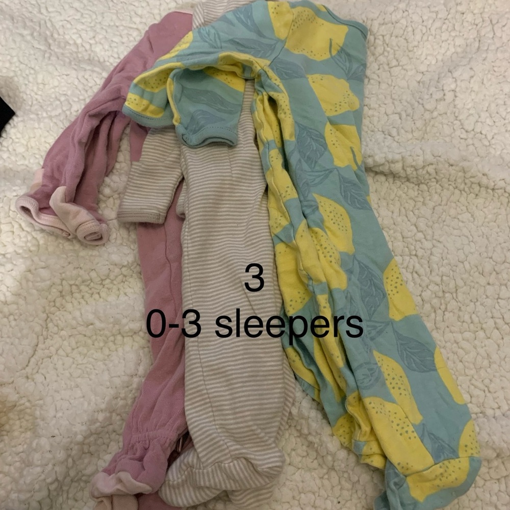 Set of 3 Baby Sleepers
